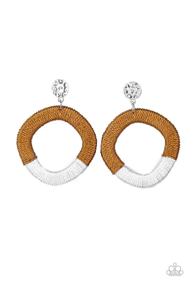 Earrings Paparazzi Earring Thats a WRAPAROUND Brown Paparazzi Jewelry Earrings Paparazzi Earring Thats a WRAPAROUND Brown Paparazzi Jewelry