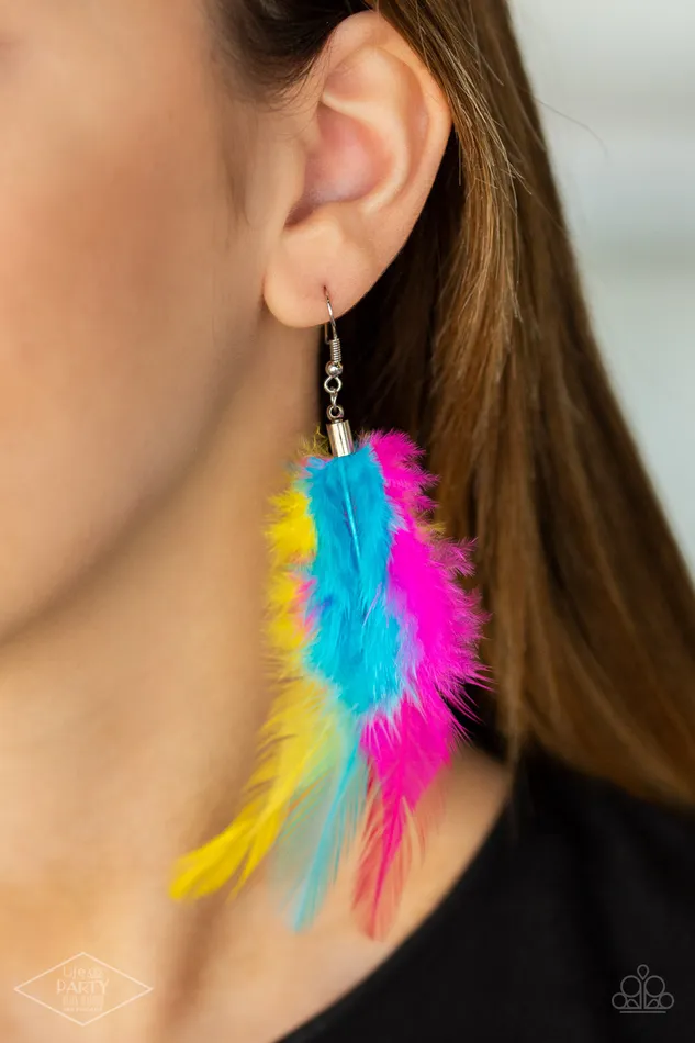 Paparazzi Earring Take A BOA Multi Paparazzi Jewelry Earrings