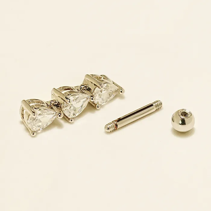 Tear Cubic Drop Cartilage earring MinimalBijoux Earrings