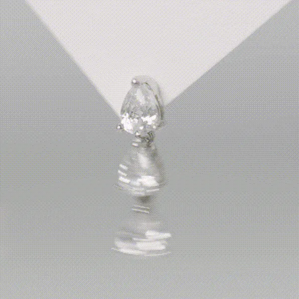 Tear Cubic Drop Cartilage earring MinimalBijoux Earrings