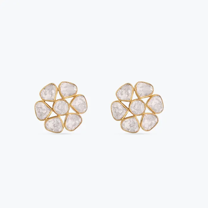Earrings SILVER Classic Moissanite Silver Stud Earrings