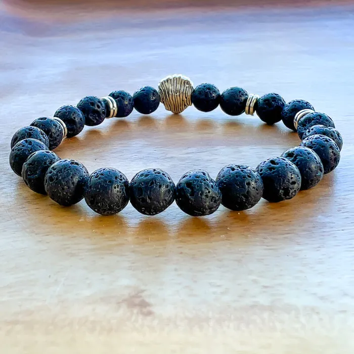Magic Crystals Lava Stone Natural Beaded Bracelet Bracelets