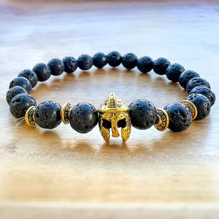 Magic Crystals Lava Stone Natural Beaded Bracelet Bracelets