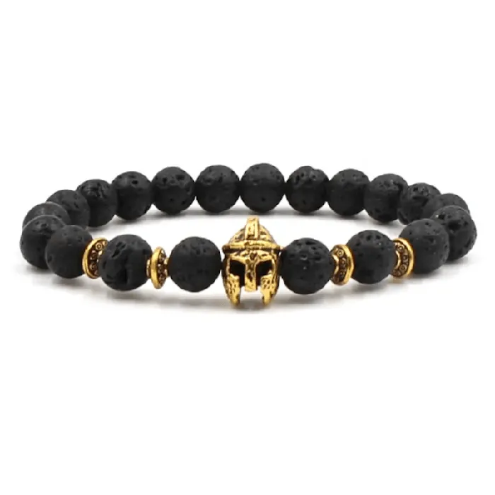 Magic Crystals Lava Stone Natural Beaded Bracelet Bracelets
