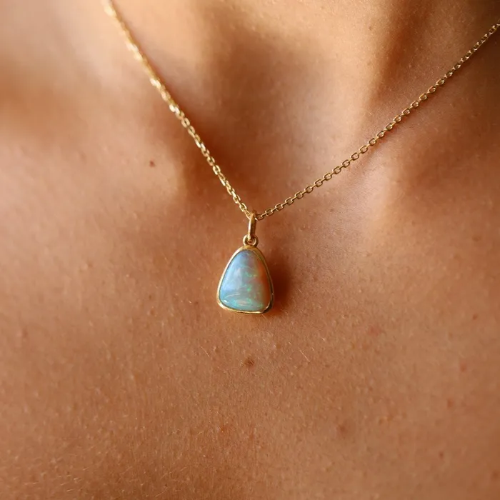 365ct Australian Opal Necklace Marrow Fine Necklaces 365ct Australian Opal Necklace Marrow Fine Necklaces