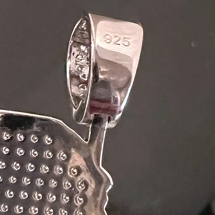 Bling Cartel Necklaces 925 Sterling Silver State of New York CZ Iced NY Charm Pendant