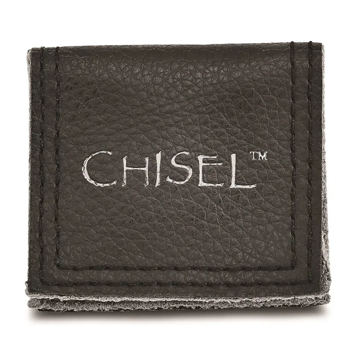 Chisel Stainless Steel Flat 6mm Polished Band SR8 Rings