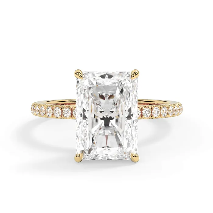 deBebians Rings Wrap Diamond Engagement Ring Rose Wrap