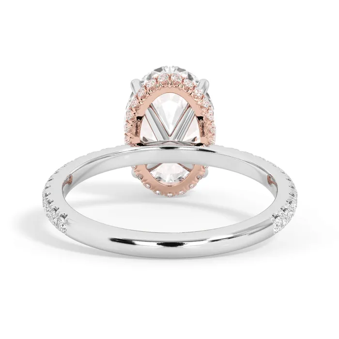 deBebians Rings Wrap Diamond Engagement Ring Rose Wrap