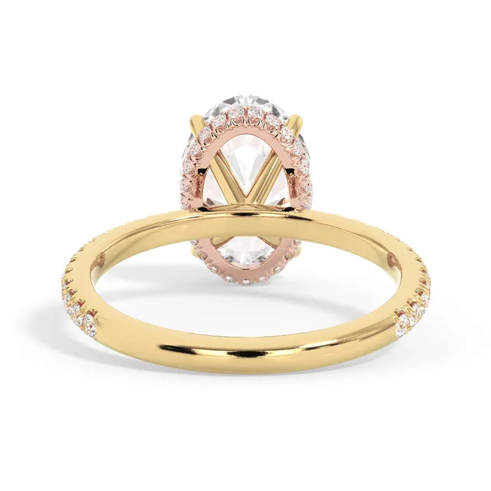 deBebians Rings Wrap Diamond Engagement Ring Rose Wrap