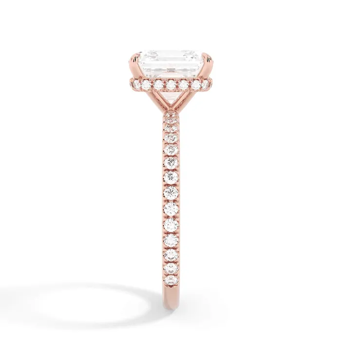 deBebians Rings Wrap Diamond Engagement Ring Rose Wrap