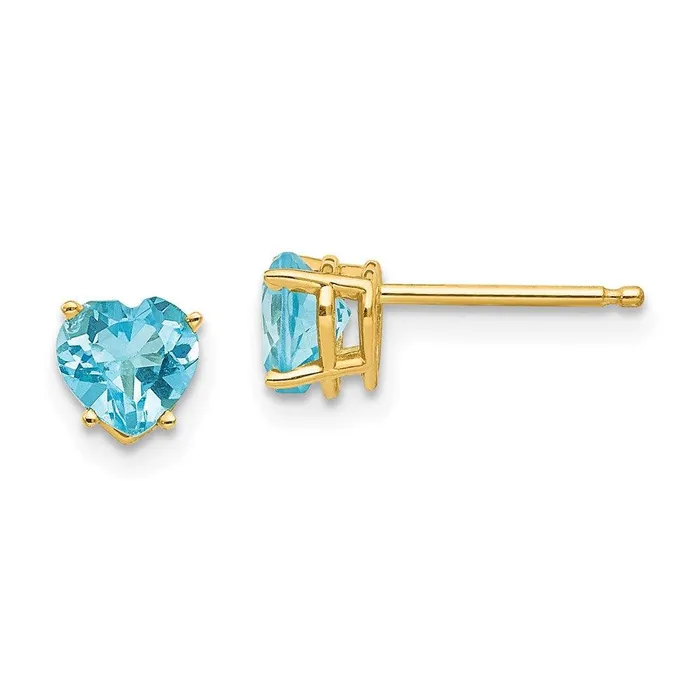 Earrings Jewelry 14k 5mm Heart Earring Mountings No Stones Included No Backs Earrings Jewelry 14k 5mm Heart Earring Mountings No Stones Included No Backs