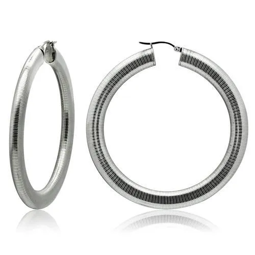 Earrings TK417 High polished no plating Stainless Steel Earrings with No Stone Alamode