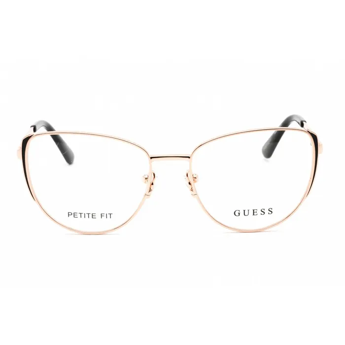 Guess Womens Eyeglasses Full Rim Shiny Rose Gold Metal Cat Eye Frame GU2904 028 GUESS Earrings