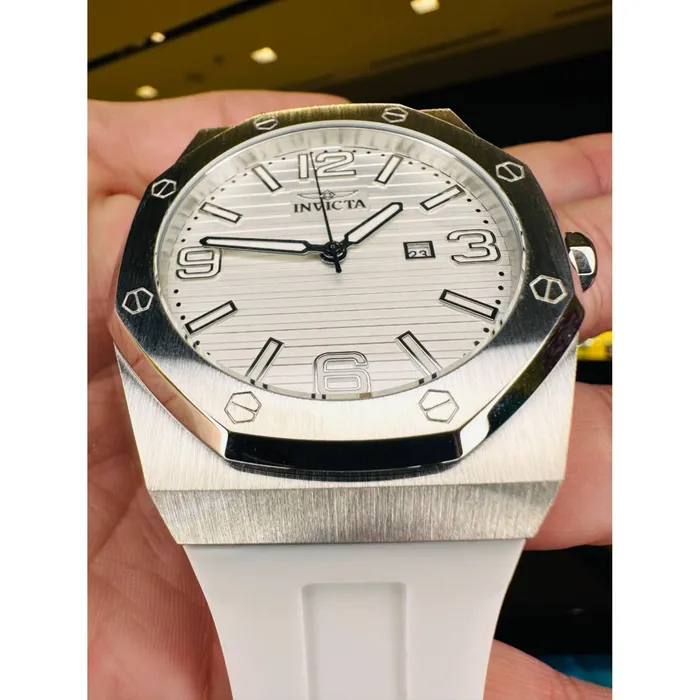 Invicta Rings Invicta Mens Watch Huracan Quartz Silver Tone Dial White Silicone Strap 45774 Invicta Rings Invicta Mens Watch Huracan Quartz Silver Tone Dial White Silicone Strap 45774