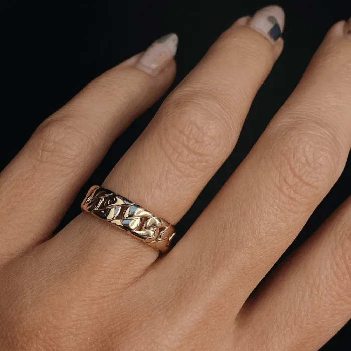 Marrow Fine Rings Everyday Cuban Chain Ring