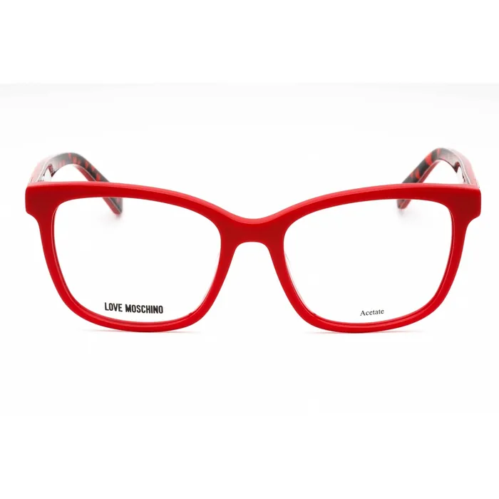 Moschino Love Earrings Moschino Love Womens Eyeglasses Red Plastic Cat Eye Full Rim Frame MOL585 0C9A 00
