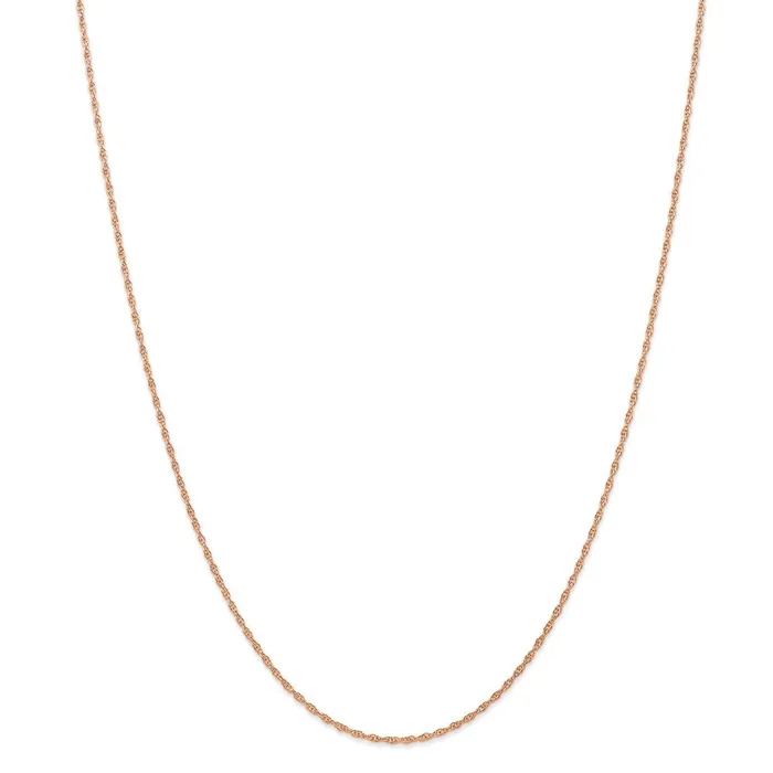 Necklaces Jewelry 14k Rose Gold 115mm Carded Cable Rope Chain 9RR