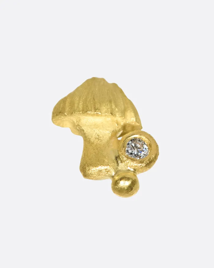 NEW YORK ADORNED Earrings Mushroom Cluster Threadless Earring