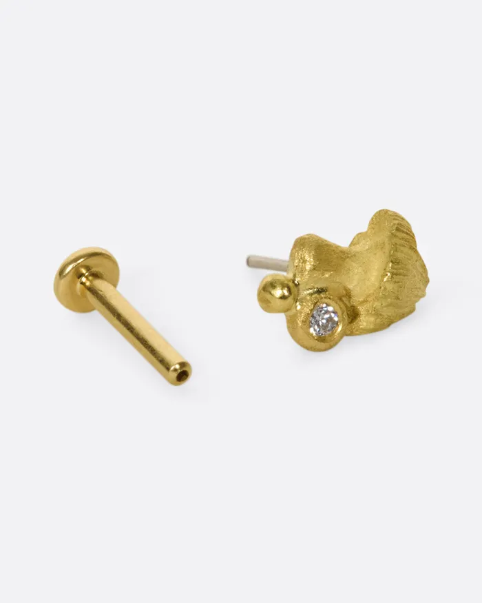 NEW YORK ADORNED Earrings Mushroom Cluster Threadless Earring