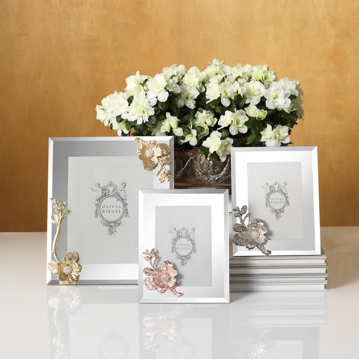 Olivia Riegel Rose Gold Botanica 5 x 7 Frame Olivia Riegel Earrings