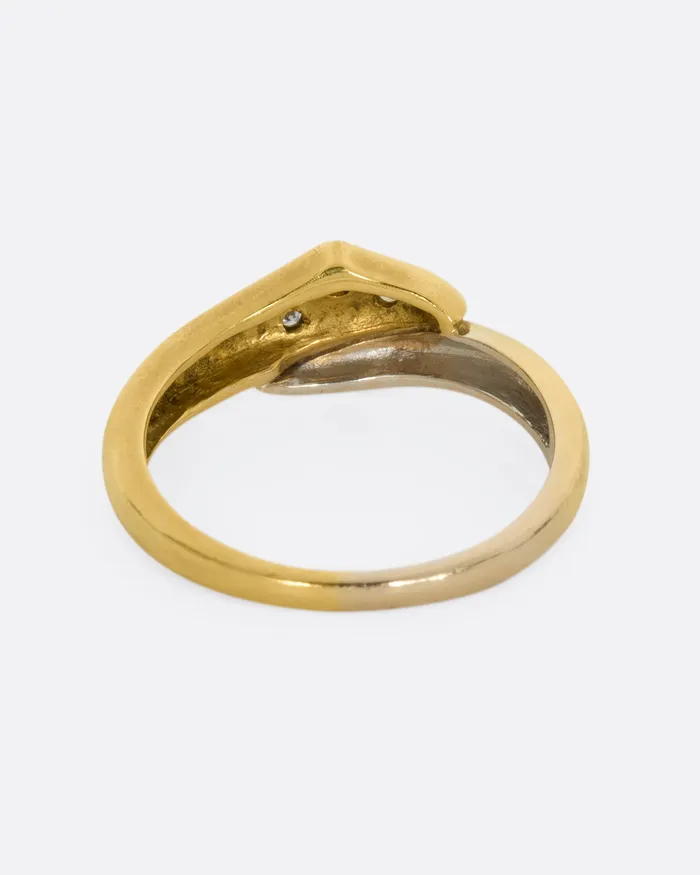 Rings LISA KRAMER VINTAGE Diamond Snake Ring