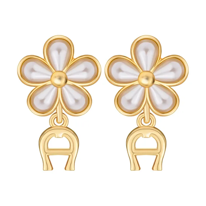 Aigner Earrings Aigner Ravenna Gold Plated Ladies Earring