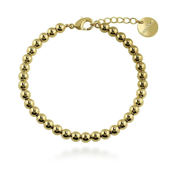 BERRICLE Bracelets Bead Bracelet in GoldTone