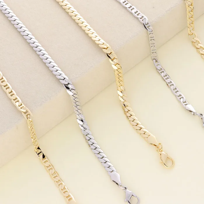 Bracelets Mariner Chain Anklet Ankle Bracelet in Base Metal BERRICLE