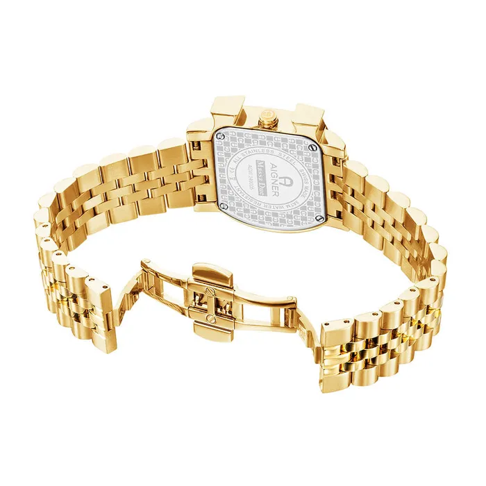 Earrings Aigner Aigner Massa Due Ladies Gold Dial Stainless Steel Gold Plated Watch Earrings Aigner Aigner Massa Due Ladies Gold Dial Stainless Steel Gold Plated Watch