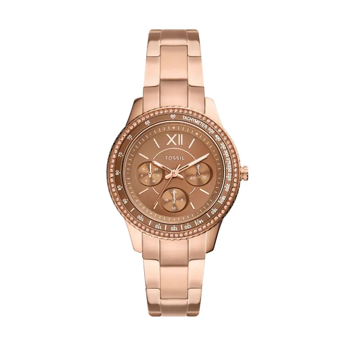 Earrings Fossil Stella Sport Multifunction Rose GoldTone Stainless Steel Ladies Watch Fossil Earrings Fossil Stella Sport Multifunction Rose GoldTone Stainless Steel Ladies Watch Fossil