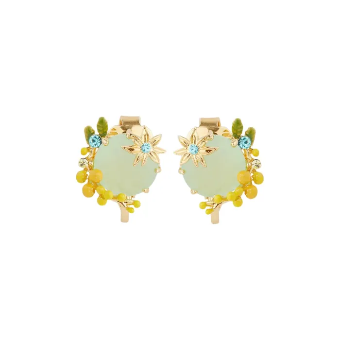 Earrings Les Nereides Les Nereides Mimosa And Star Anise ClipOn Earrings