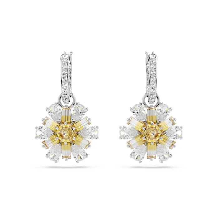 Earrings Swarovski Swarovski Idyllia Drop Earrings Flower Yellow Rhodium plated Earrings Swarovski Swarovski Idyllia Drop Earrings Flower Yellow Rhodium plated