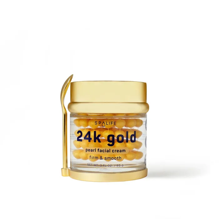 My Spa Life Earrings 24K Gold Firming Pearl Facial Cream