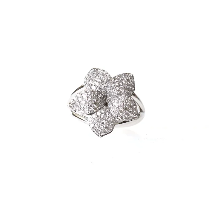 Rings Korloff White Gold Ring With Diamonds Size 65 Korloff