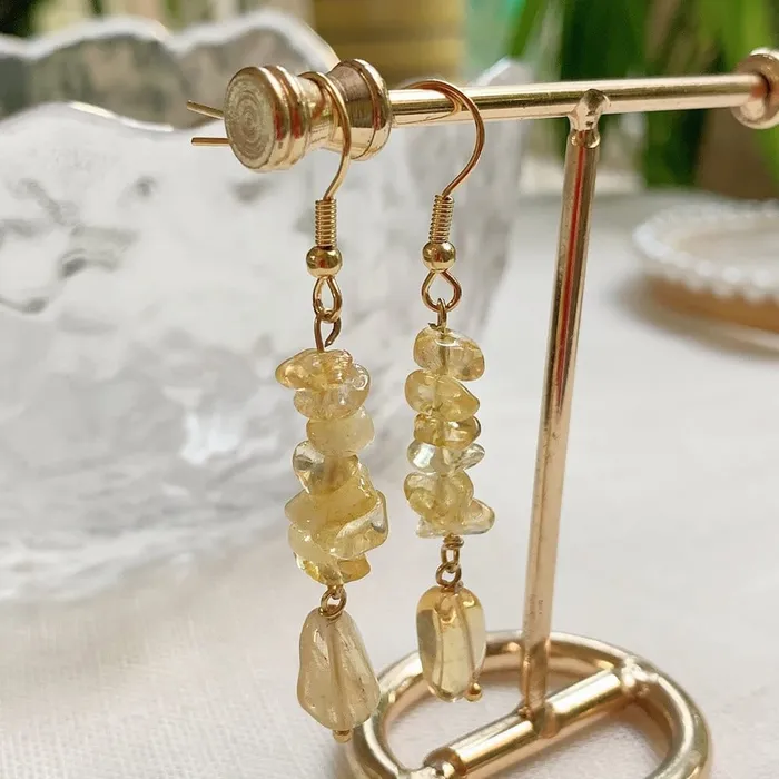 wickedafstore Earrings Long Crystal Drop Earrings wickedafstore Earrings Long Crystal Drop Earrings