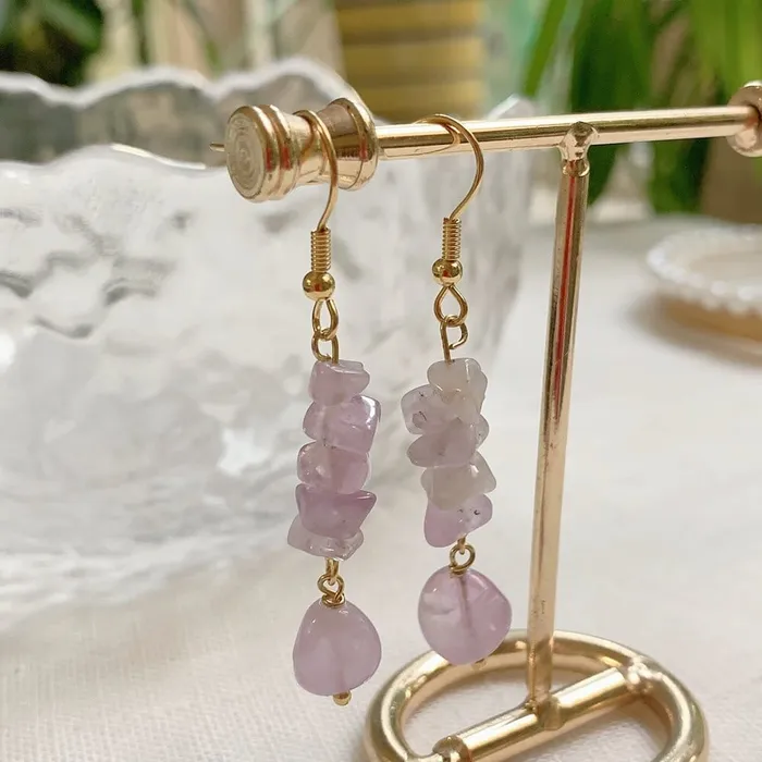 wickedafstore Earrings Long Crystal Drop Earrings wickedafstore Earrings Long Crystal Drop Earrings