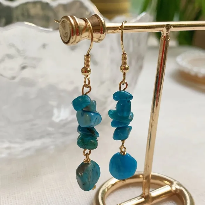 wickedafstore Earrings Long Crystal Drop Earrings wickedafstore Earrings Long Crystal Drop Earrings