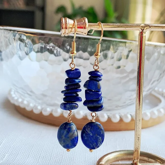 wickedafstore Earrings Long Crystal Drop Earrings wickedafstore Earrings Long Crystal Drop Earrings