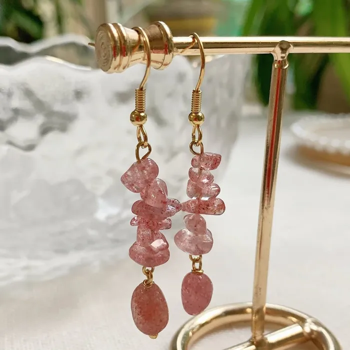 wickedafstore Earrings Long Crystal Drop Earrings wickedafstore Earrings Long Crystal Drop Earrings