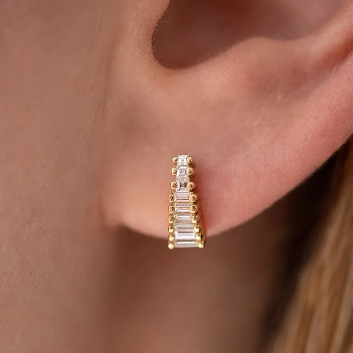 Art Deco Diamond Earrings ARTEMER Earrings
