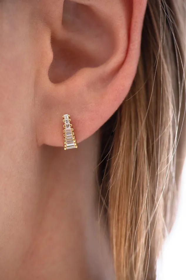 Art Deco Diamond Earrings ARTEMER Earrings