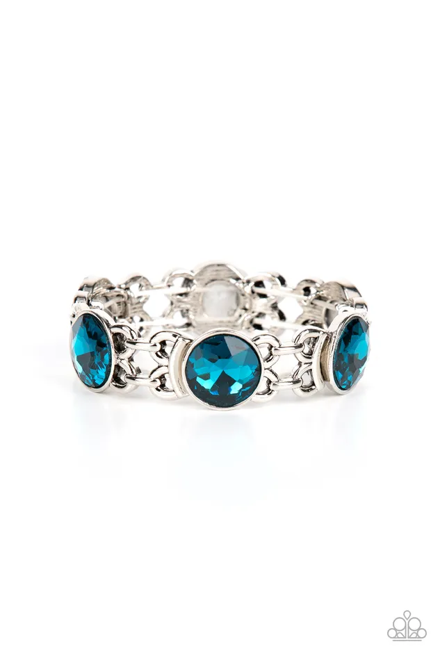 Bracelets Devoted to Drama Blue Paparazzi Bracelet All Eyes On U Jewelry Paparazzi Accessories