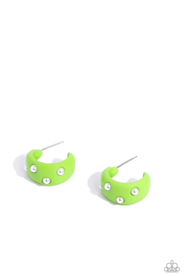 Cover PEARL Green Paparazzi Earrings All Eyes On U Jewelry Paparazzi Accessories Earrings Cover PEARL Green Paparazzi Earrings All Eyes On U Jewelry Paparazzi Accessories Earrings