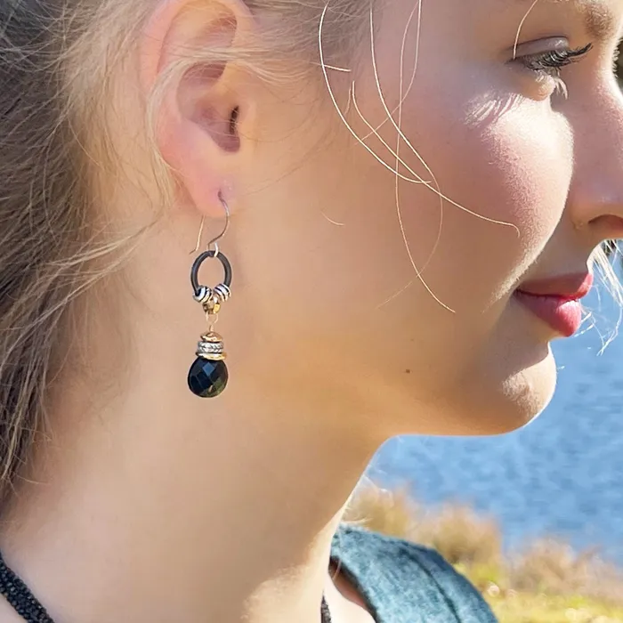 Drop Earrings Rock Crystal Large Q Evon Earrings