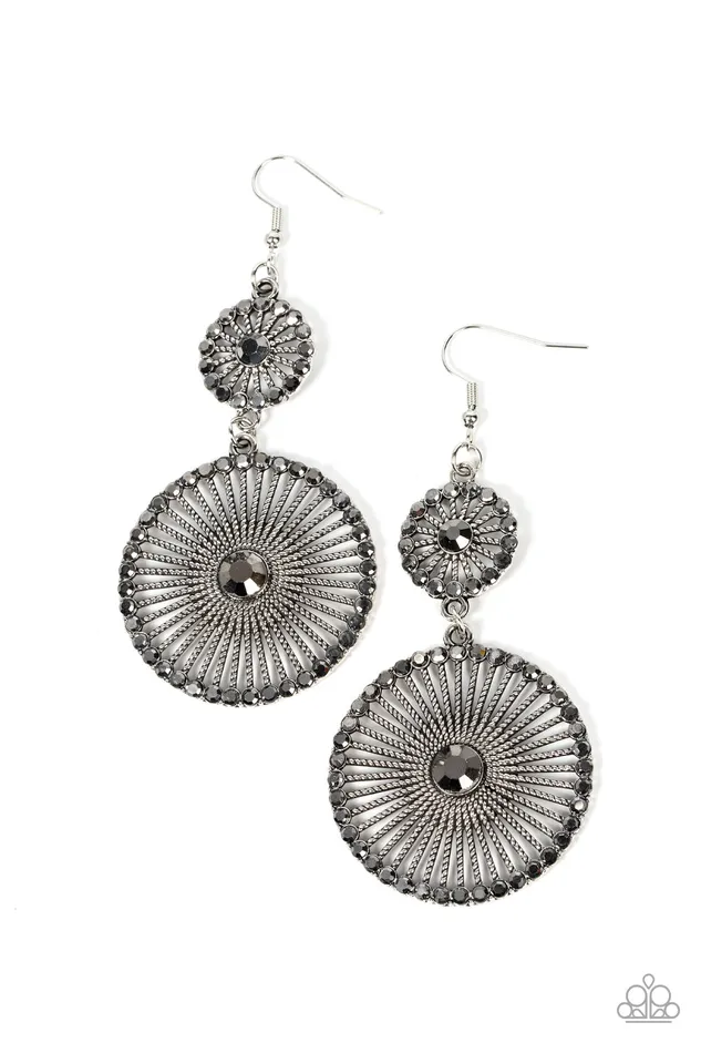 Earrings All Eyes On U Jewelry Paparazzi Accessories Bring Down the WHEELHOUSE Silver Paparazzi Earrings Earrings All Eyes On U Jewelry Paparazzi Accessories Bring Down the WHEELHOUSE Silver Paparazzi Earrings