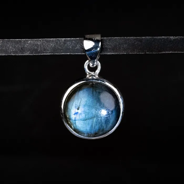 InnerVision Crystals Necklaces Labradorite Pendant 432 g 26x16mm 925 Silver