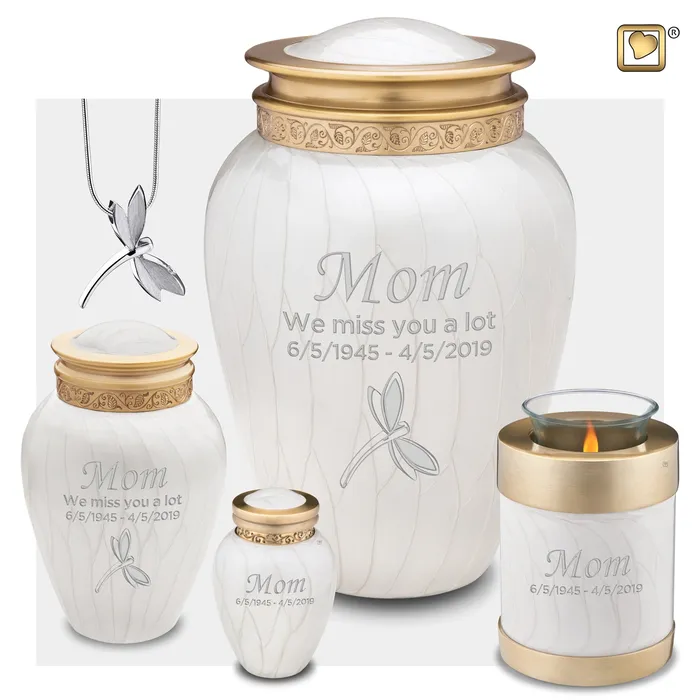 Keepsake Blessing Pearl Cremation Urn LoveUrns Earrings