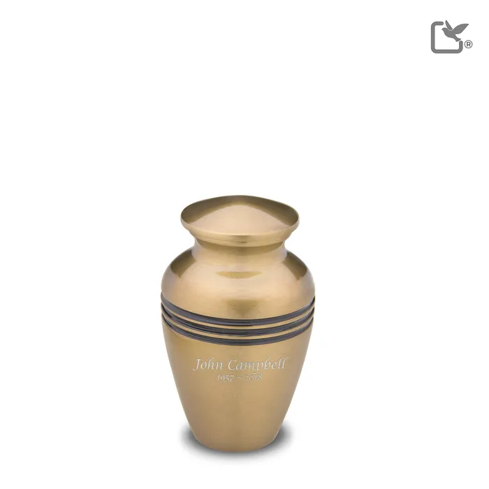 Keepsake Radiance Gold Cremation Urn COMFORT by LoveUrns LoveUrns PreStyled Sets