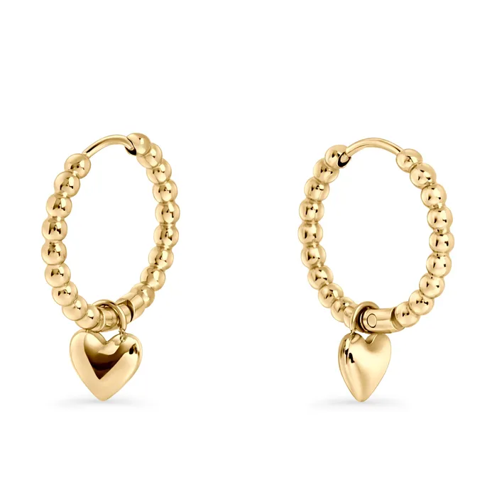 miabijoux Earrings Violet Huggie Earrings